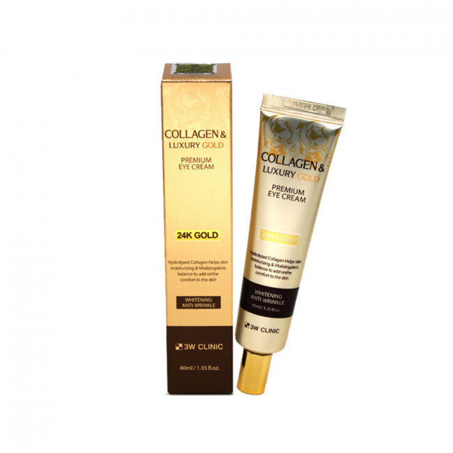 (Matt) 3W CLINIC Collagen & Luxury Gold Premium Eye Cream 40ml - DODOSKIN