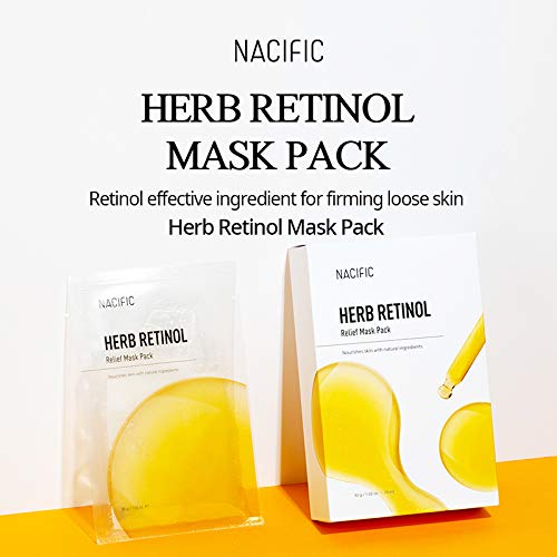 NACIFIC Kräuter Retinol Reliefmaske Pack 10ea