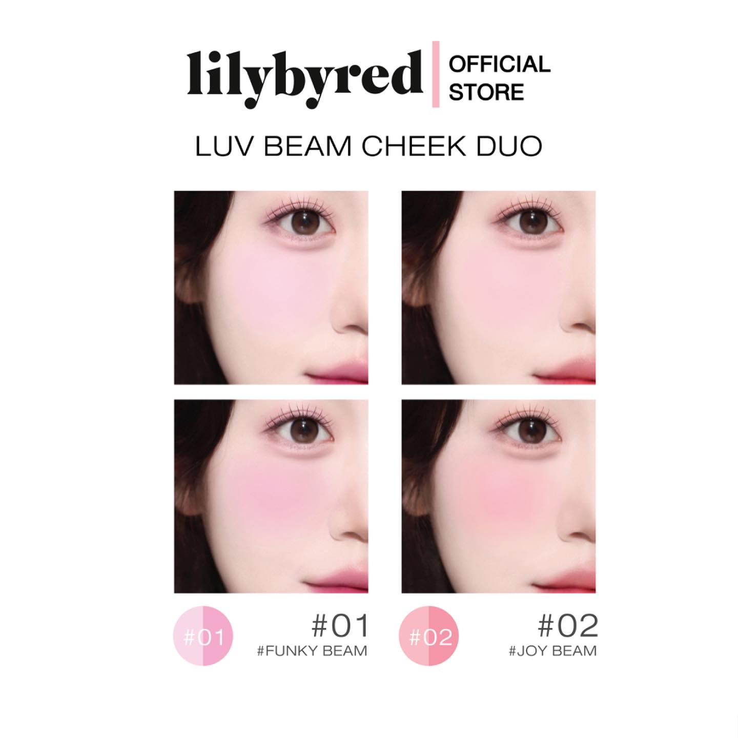 LILYBYRED Luv Beam Cheek Duo 4g