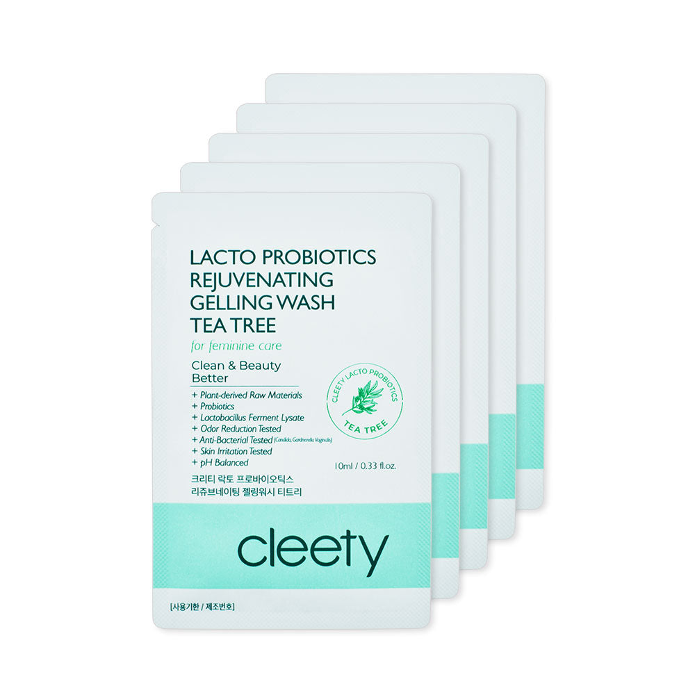 cleety Lacto Probiotics Rejuvenating Gellingwash Tea Tree 1pack(15ea)