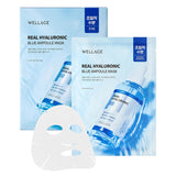 WELLAGE Real Hyaluronic Blue Ampoule Mask 0.27ml * 5ea