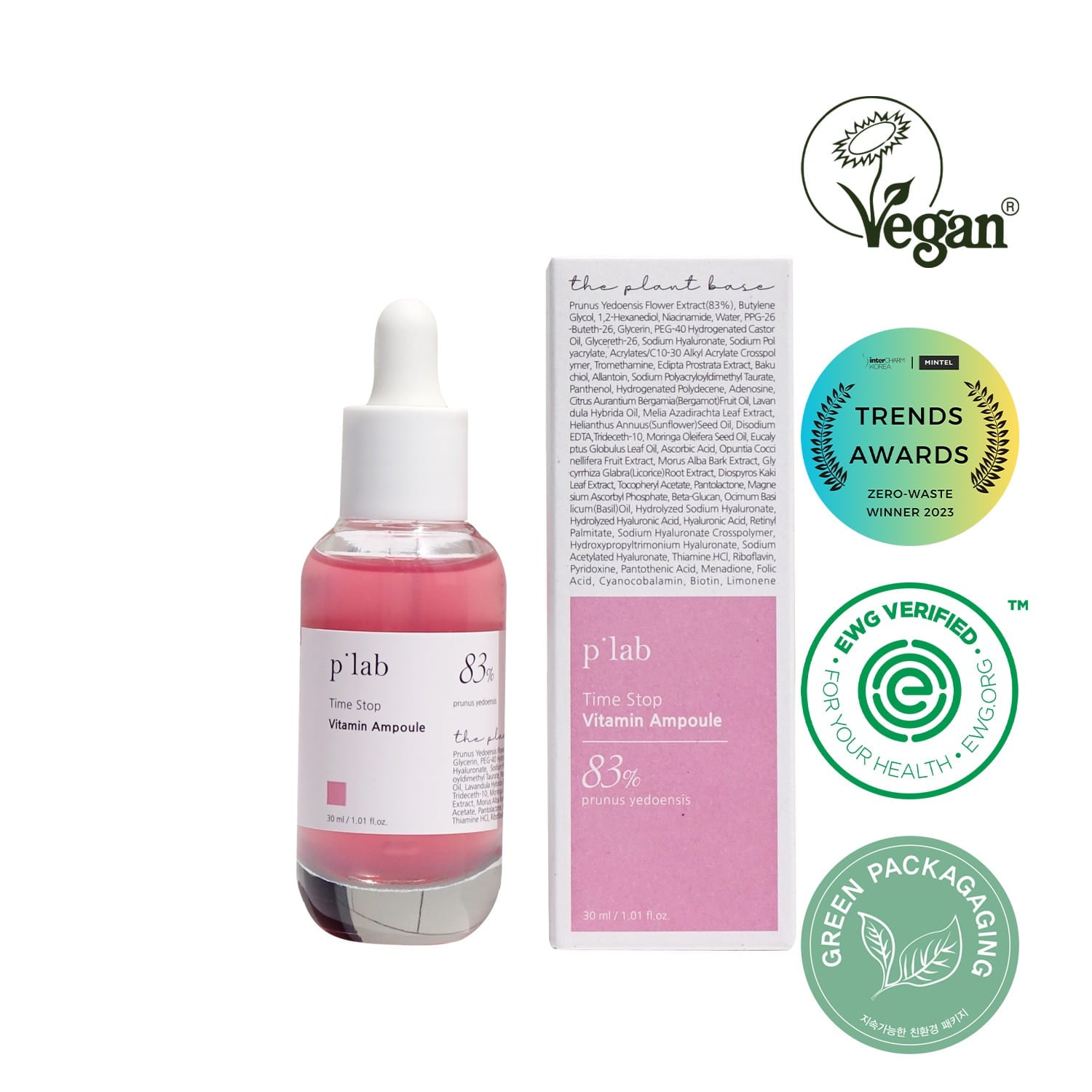 THE PLANT BASE Time Stop Vitamin Ampoule 20ml