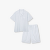 DODO PARTNERS Men's Rayon Stripe Mid-Length Pajama Set (3 Colors) | DODO SKIN