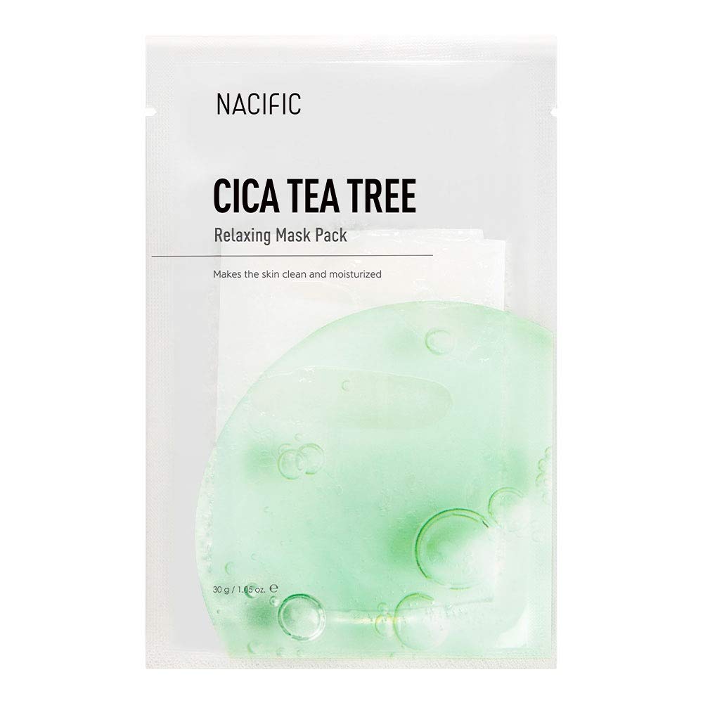 NACIFIC CICA Teateree relaxant Mask Pack 10EA