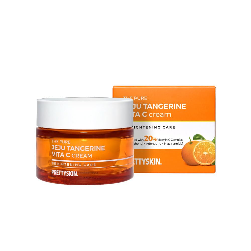 Pretty skin The Pure Jeju Tangerine Vita C Cream 52ml - DODOSKIN