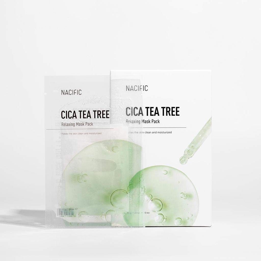 NACIFIC CICA Teateree relaxant Mask Pack 10EA