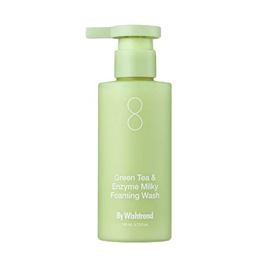 By Wishtrend Green Tea & Enzyme Milky Foaming Wash 140ml - DODOSKIN