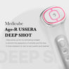 A depiction of Medicube AGE-R Ussera Deep Shot, a skincare remedy formulated to combat aging effects.