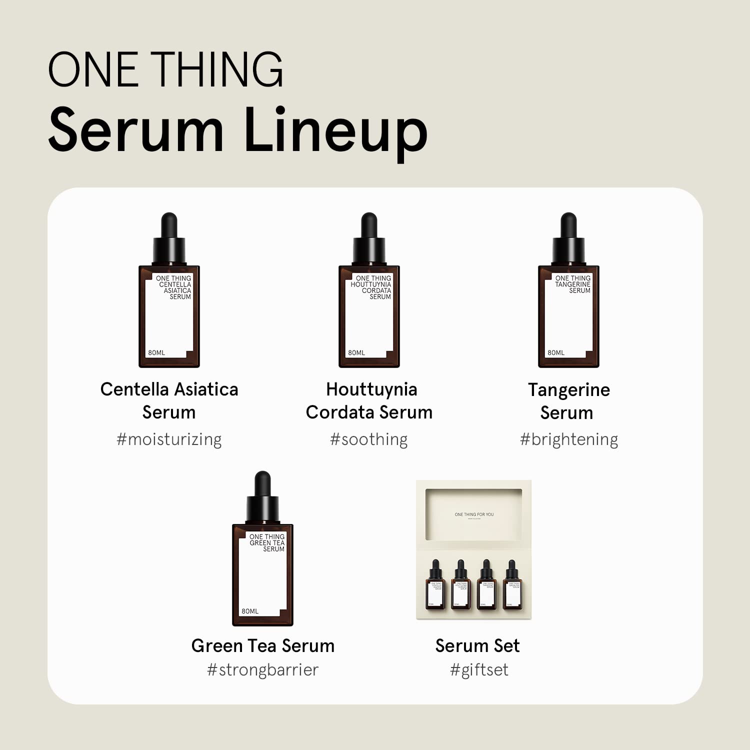 ONE THING Tangerine Serum 80ml - DODOSKIN