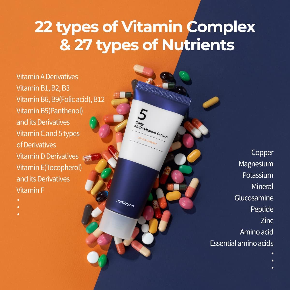 numbuzin No.5 Daily Multi-Vitamin Cream 60ml - DODOSKIN