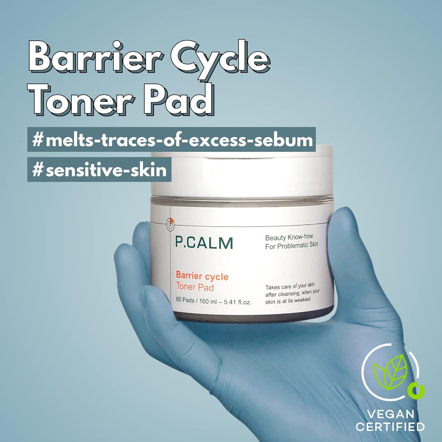 P.CALM Barrier Cycle Toner Pad 160ml 60ea - DODOSKIN