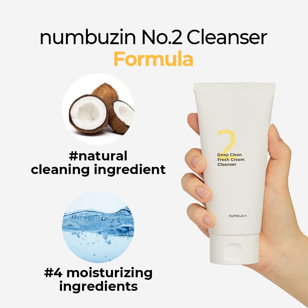 numbuzin No.2 Deep Clean Fresh Cream Cleanser 120ml - DODOSKIN