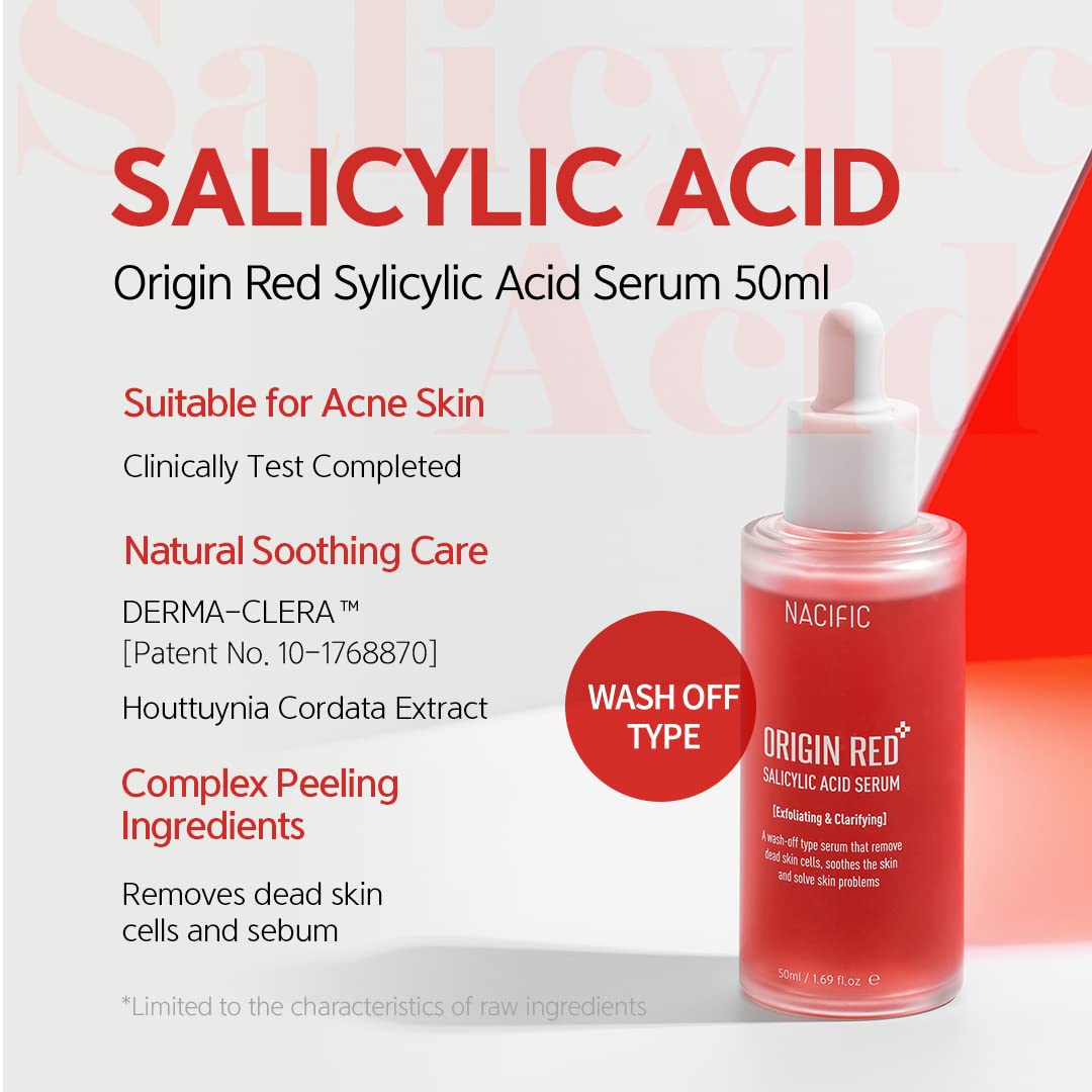 NACIFIC Ursprung rotes Salicylsäureserum 50 ml