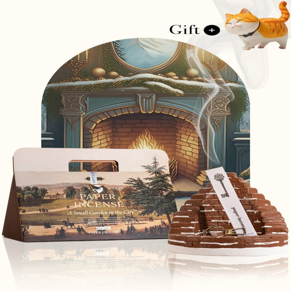 Optatum [Figure Gift/gift Packaging] Paper Incense & Fireplace Gift Set (+character Match)