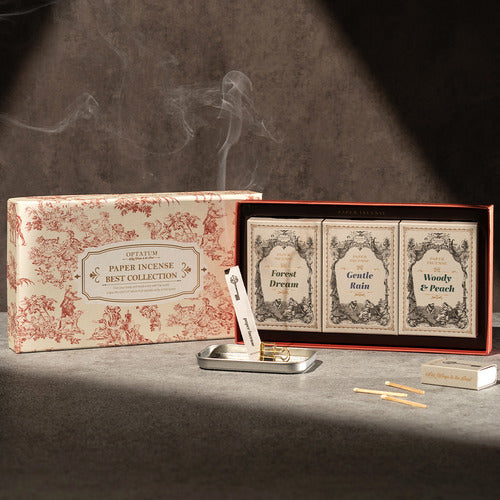 Optatum Village Collection Paper Incense 3-piece Gift Set