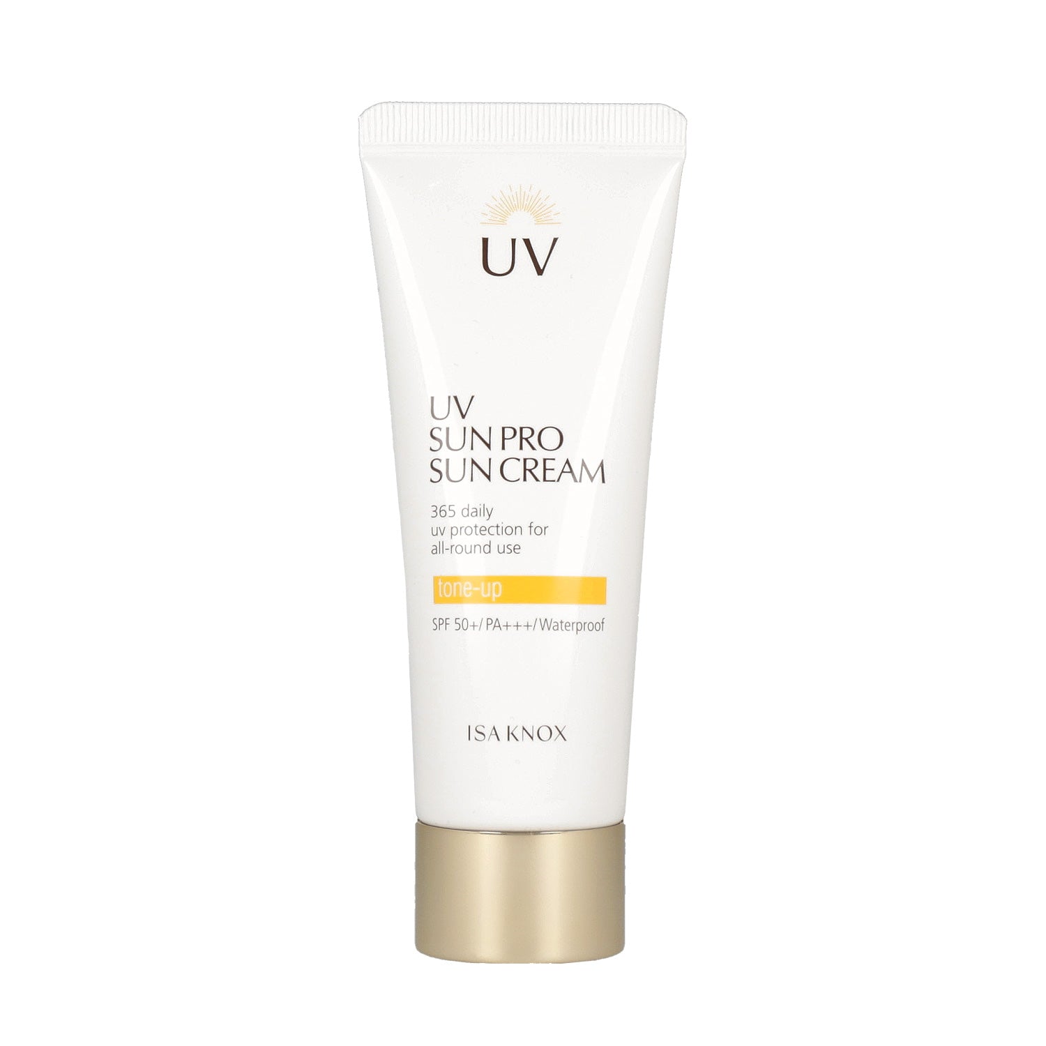 مستحضر ISA KNOX UV Sun Pro 365 اليومي المقاوم للماء بعامل حماية من الشمس SPF50+ PA+++، 70 مل، تأثير توحيد لون البشرة