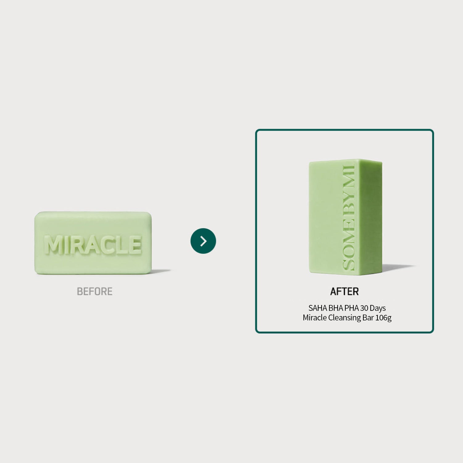 SOME BY MI AHA BHA PHA 30 Days Miracle Cleansing Bar 106g(Renewal 2024)