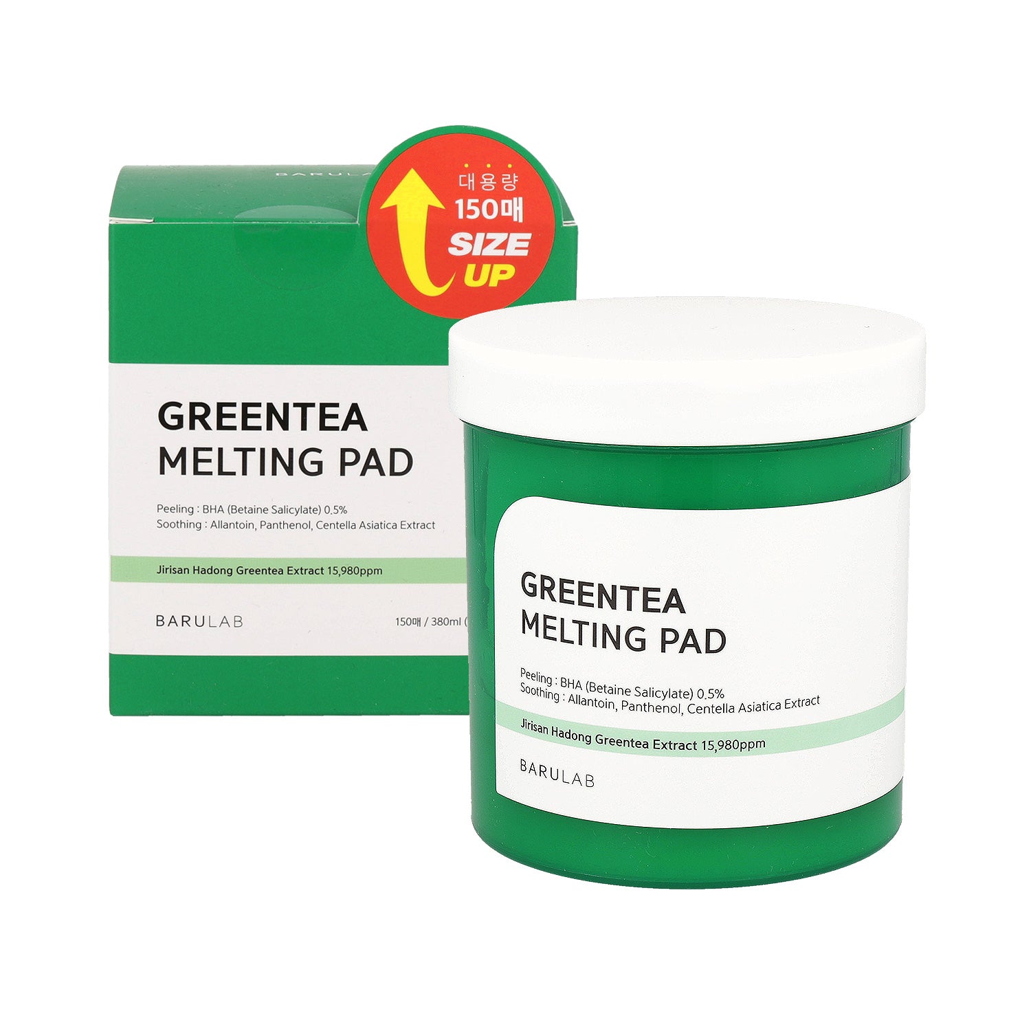 BARULAB Green Tea Melting Pad 150 pads