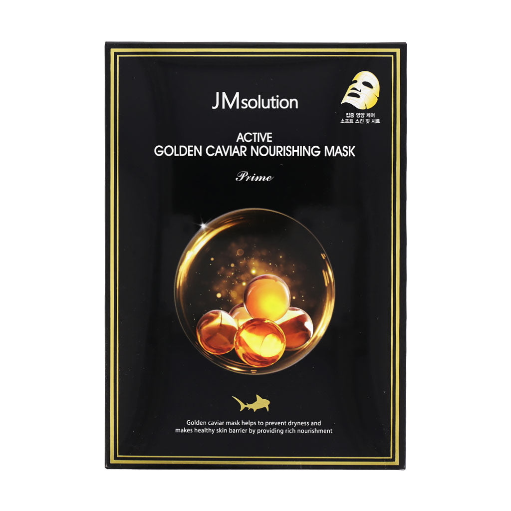 JM Solution Active Golden Caviar Nourishing Mask Prime 10ea - Dodoskin