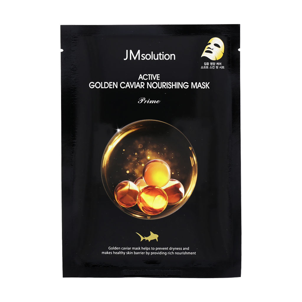 JM Solution Active Golden Caviar Nourishing Mask Prime 10ea - Dodoskin