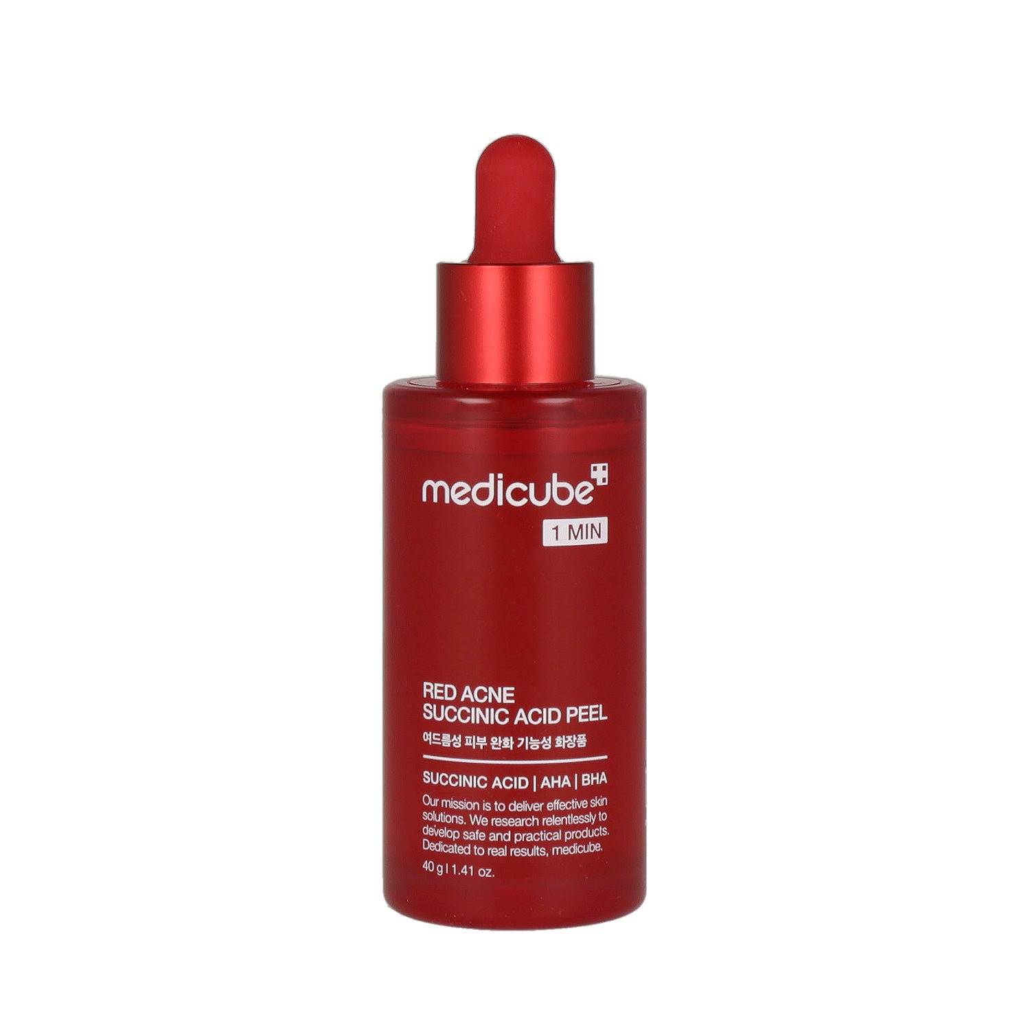 Pelera de ácido succínico de acné rojo medicube 40g