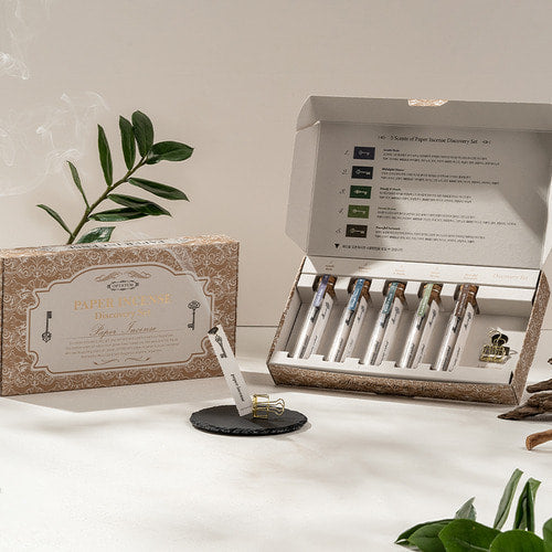 Optatum [Exclusive/gift Wrapped] “scent Therapy” Paper Incense Discovery Set (5 Scents + Character Matches)