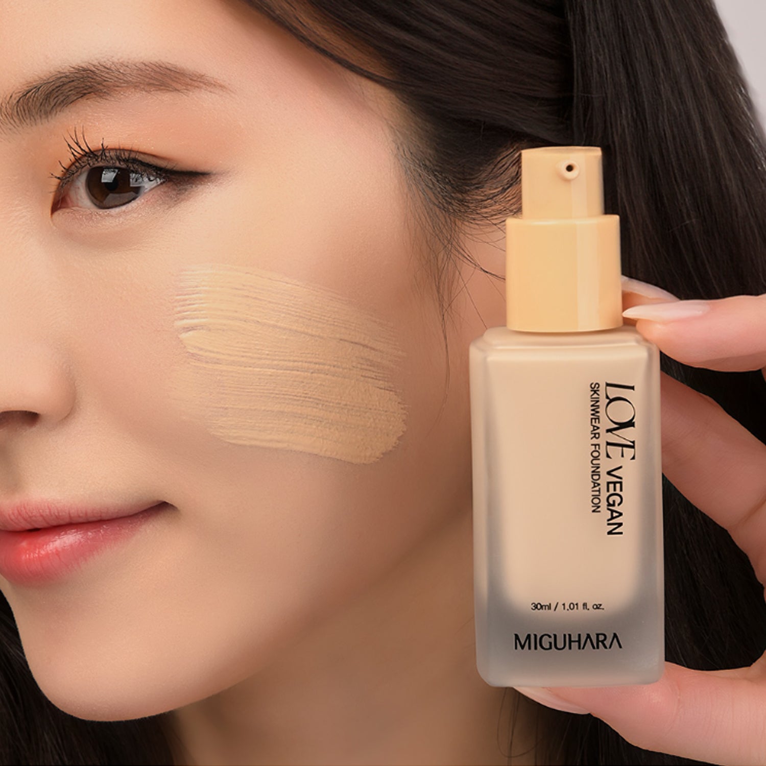 MIGUHARA Love Vegan Skin Foundation No.21 Light Beige SPF30 PA+++