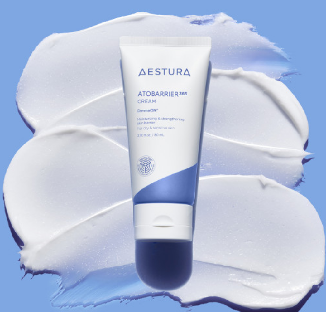 AESTURA AtoBarrier365 Cream 80ml: Nourishing cream designed for sensitive skin, promotes skin barrier repair and moisturizes