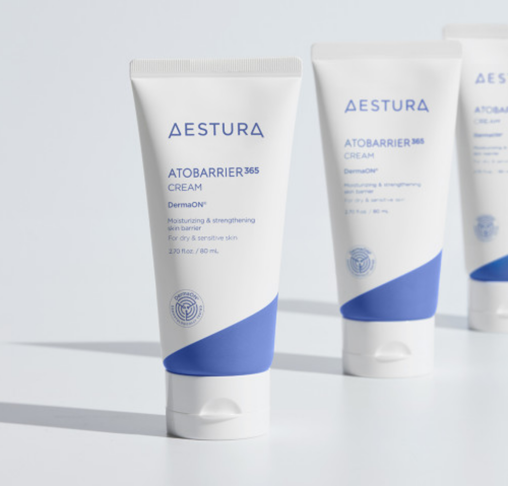 AESTURA AtoBarrier365 Cream 80ml: Gentle cream for sensitive skin, supports skin barrier function and delivers moisture.