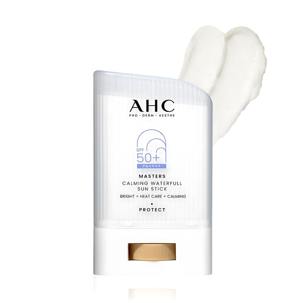 The AHC Masters Calming Waterfull Sun Stick 22g is a convenient and portable sunscreen designed to provide easy, mess-free application while offering broad-spectrum UVA and UVB protection.