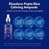 AHOHWA Elazulene Peptablue Calming Ampoule 50ml, a calming serum that hydrates and soothes, perfect for sensitive skin care.