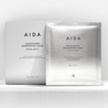 AIDA Glutathione Brightening Mask, 38g, four-sheet set aimed at toning and brightening the skin for a luminous appearance.