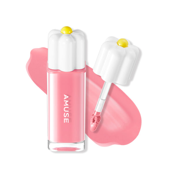 AMUSE New Dew Tint 4g displayed in elegant packaging, ideal for achieving a luminous and hydrated look on the skin.