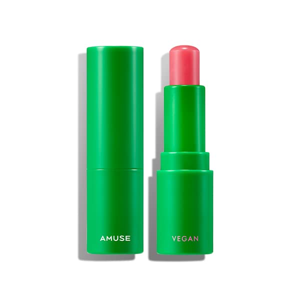 AMUSE Vegan Green Lip Balm 3.5g in eco-friendly packaging.