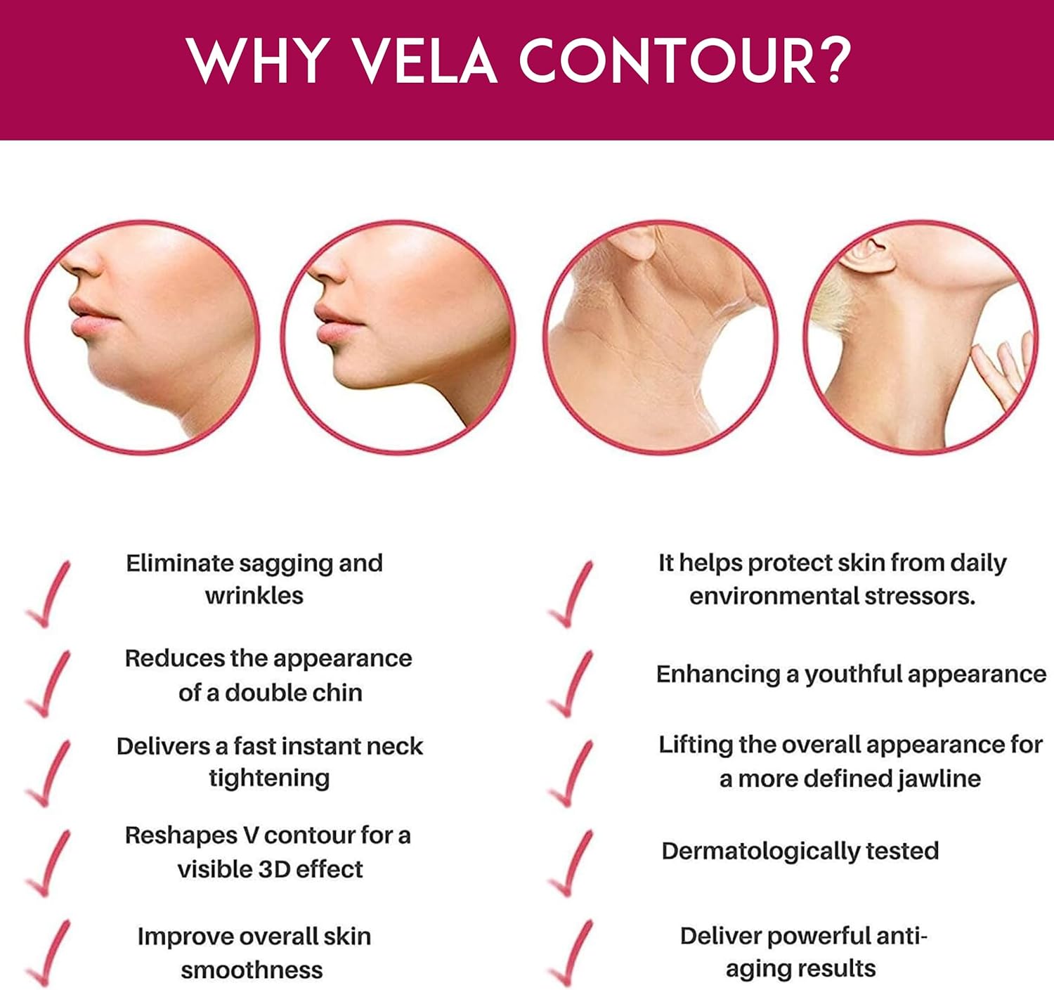 ANACIS Vela Contour Neck Wrinkle Patch Collagen Neck Mask 10ml