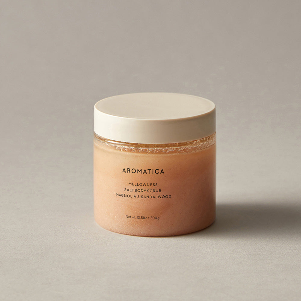 AROMATICA Salt Body Scrub Magnolia & Sandalwood 300g