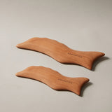 AROMATICA Wood Dolphin Face & Body Massage Tool