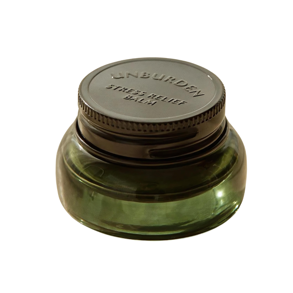 AROMATICA Unburden Stress Relief Balm 17g, a soothing balm designed to alleviate stress and promote relaxation.