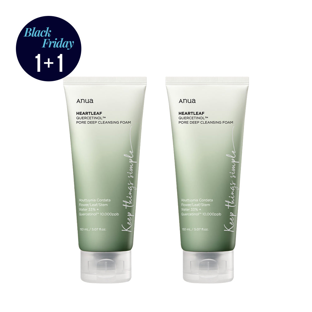 🧡1+1🧡 Anua Heartleaf Quercetinol Pore Deep Cleansing Foam 150ml