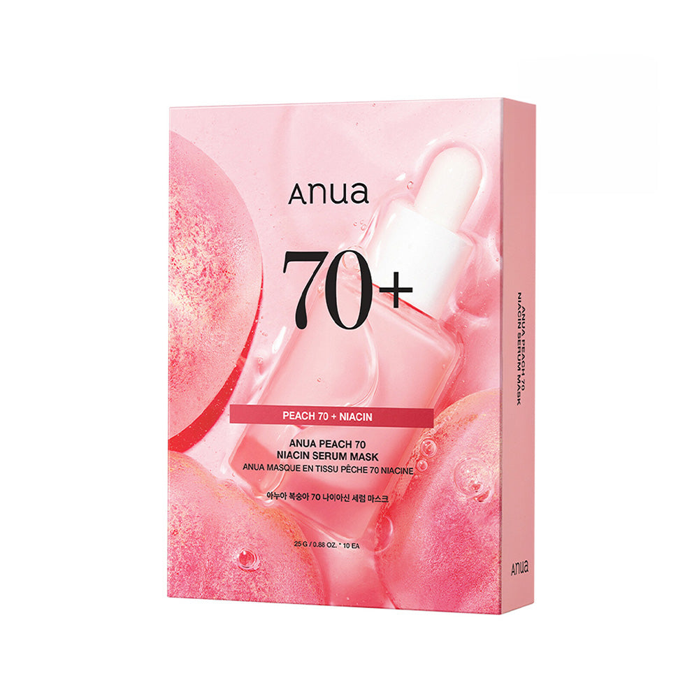 Anua Peach 70 + Niacin Serum Mask Sheet 10ea