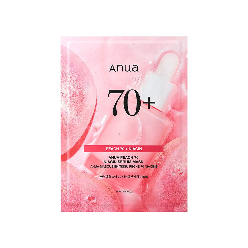 Anua Peach 70 + Niacin Serum Mask Sheet 10ea