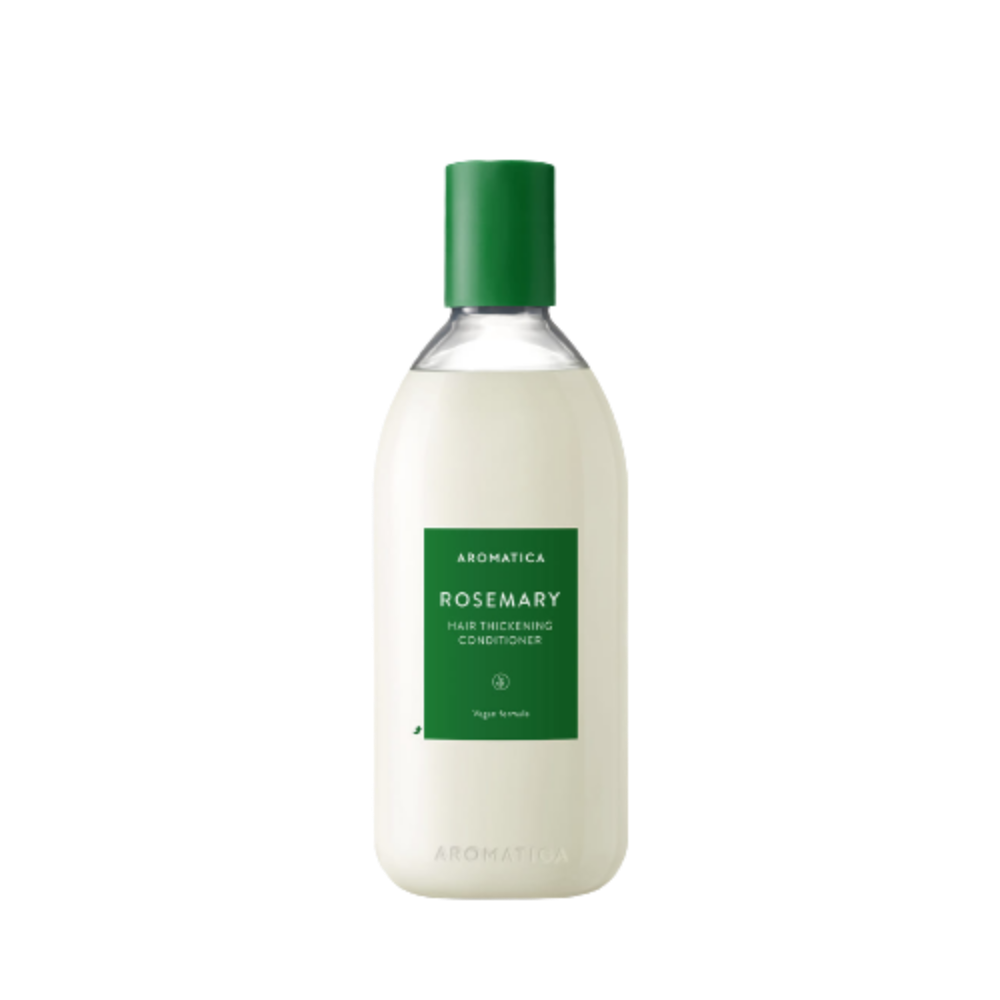 Aromatica Rosemary Hair Thickening Conditioner 400ml is a nourishing conditioner formulated to strengthen and volumize thinning hair