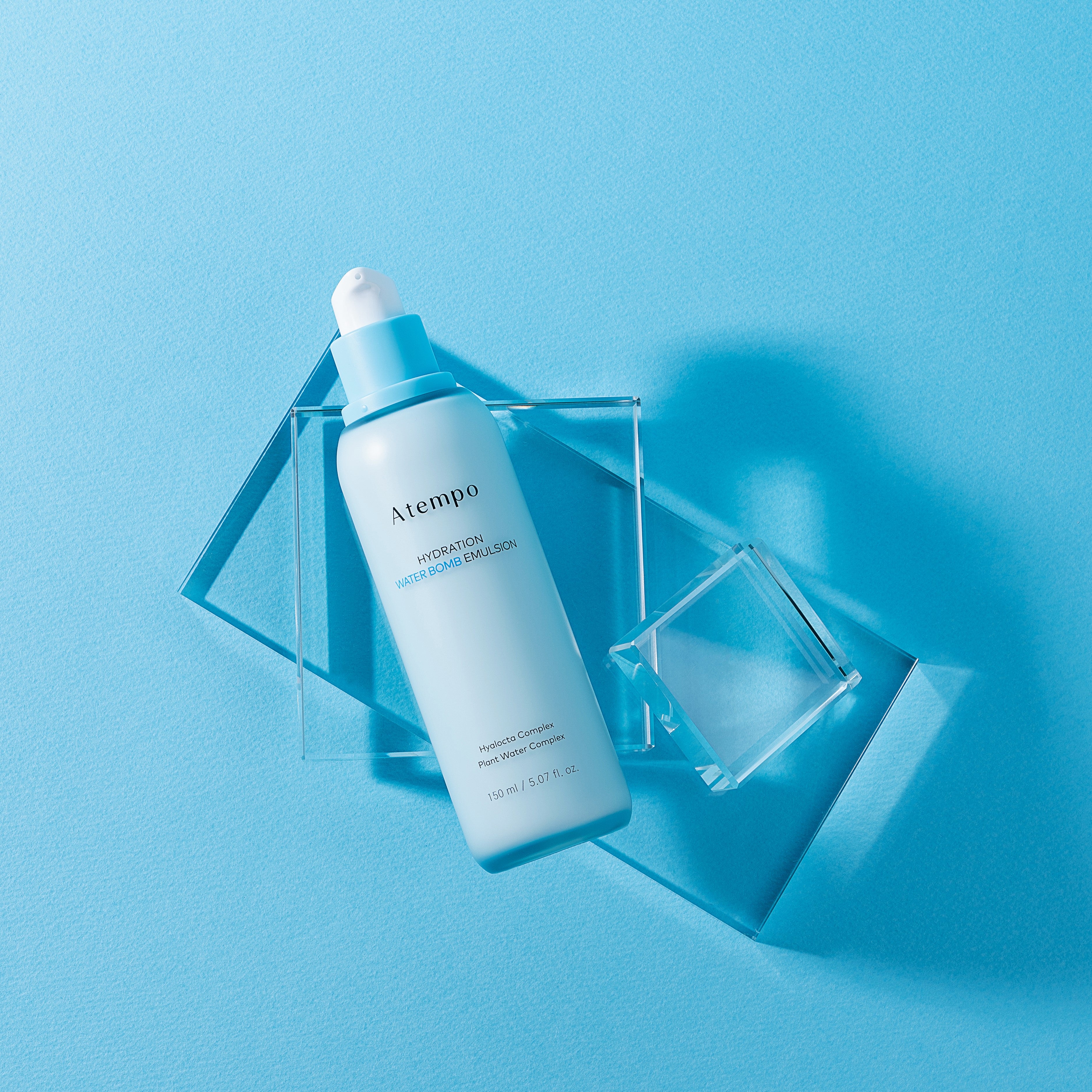 Atempo Hydration Water Bomb Emulsion 150ml, an emulsion that delivers moisture and revitalizes the skin for a healthy glow.