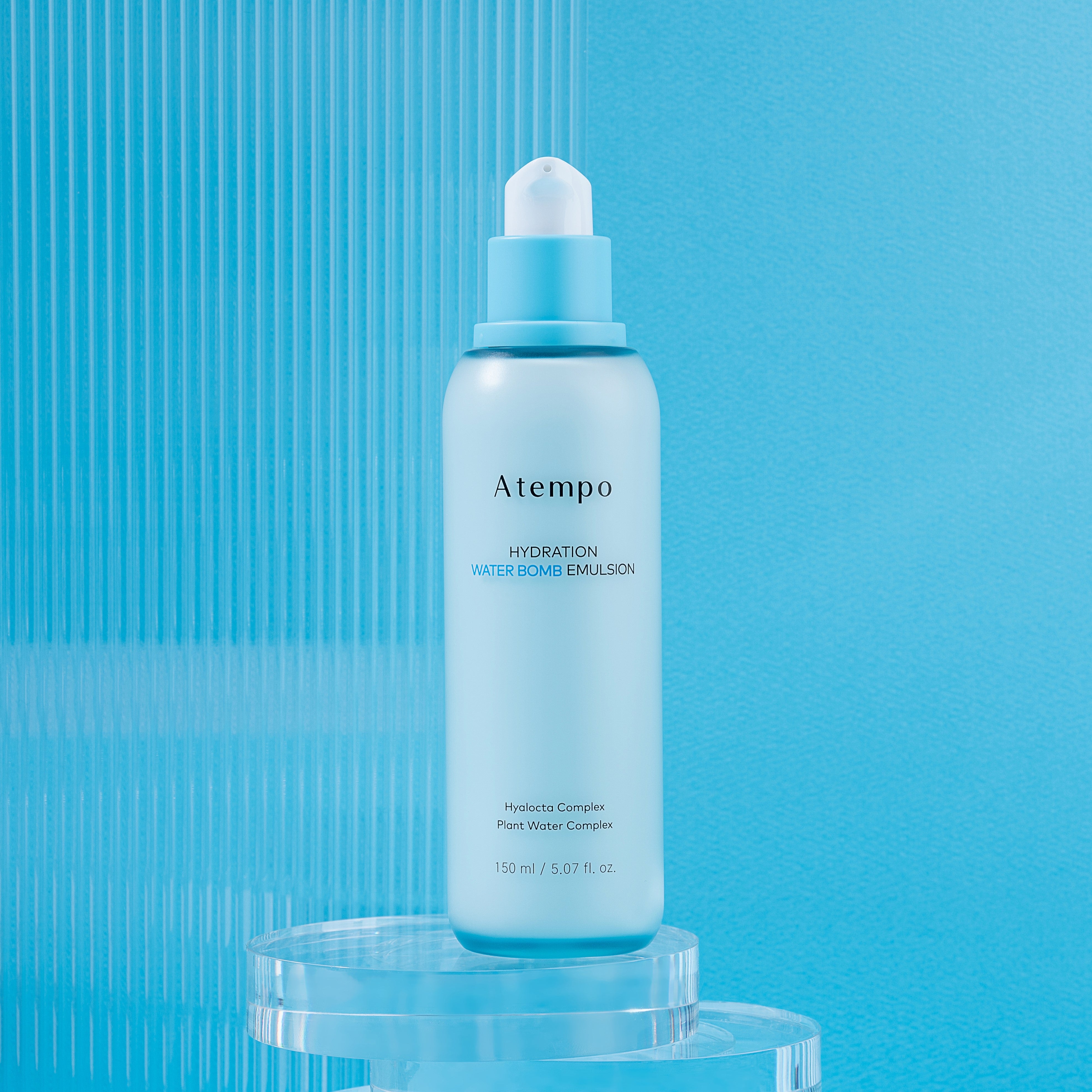 Atempo Hydration Water Bomb Emulsion 150ml, a nourishing skincare product that provides intense hydration for a radiant complexion.