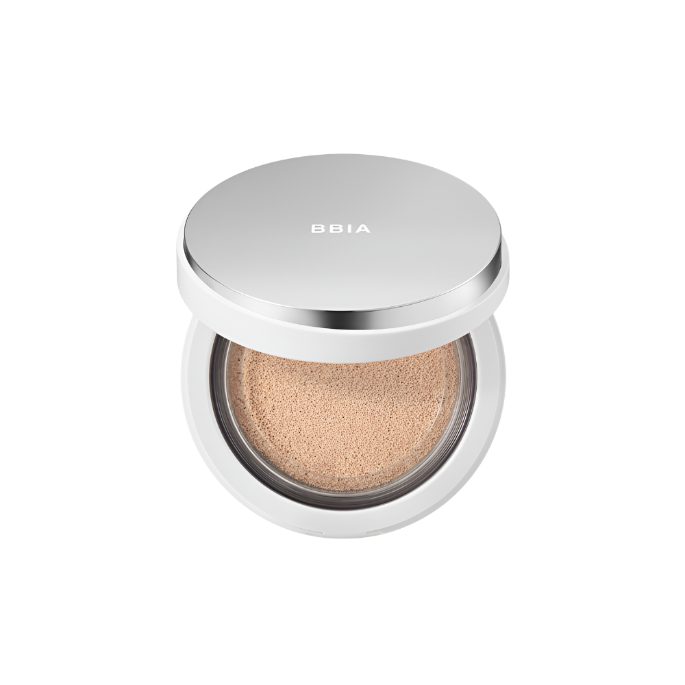 BBIA Eau Glow Cushion SPF40 PA+++ 15g, a lightweight foundation offering sun protection and a radiant finish for flawless skin.