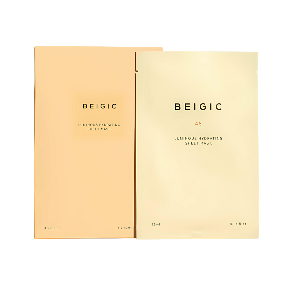 BEIGIC Luminous Hydrating Sheet Mask 25ml x 4ea