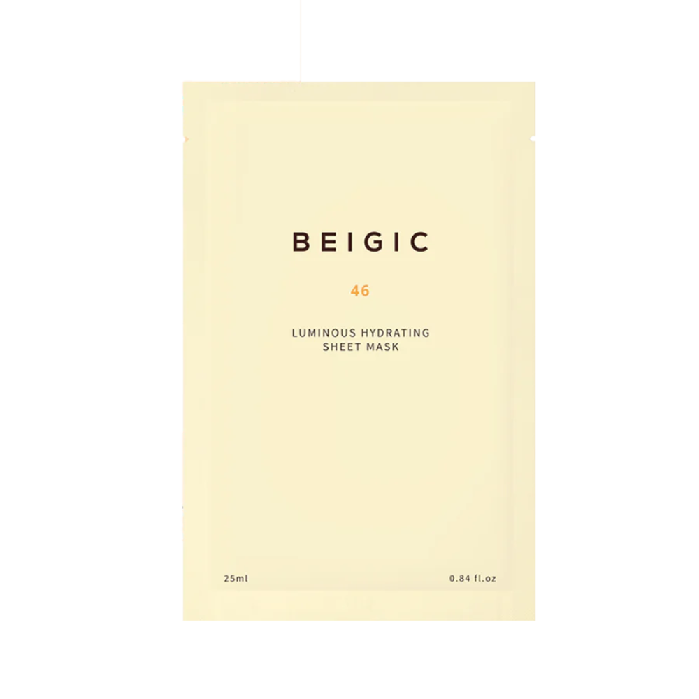 BEIGIC Luminous Hydrating Sheet Mask 25ml x 4ea