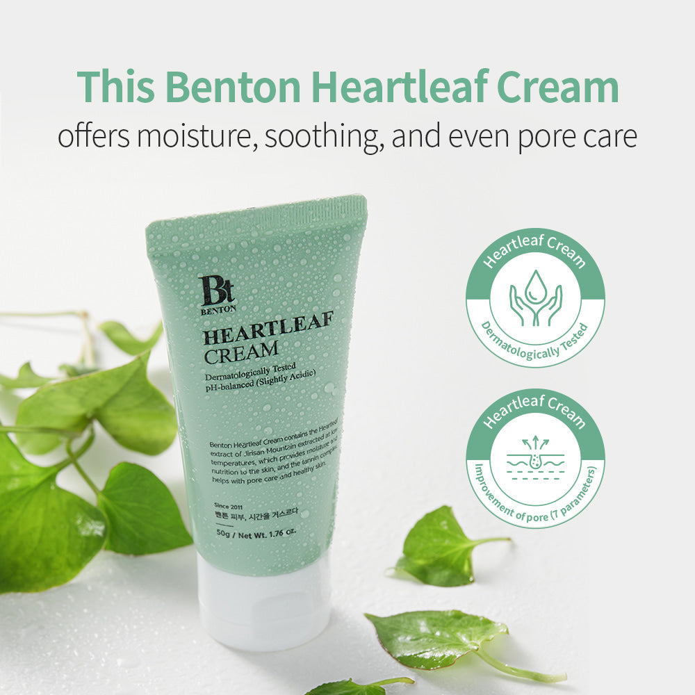 BENTON Heartleaf Cream 50g