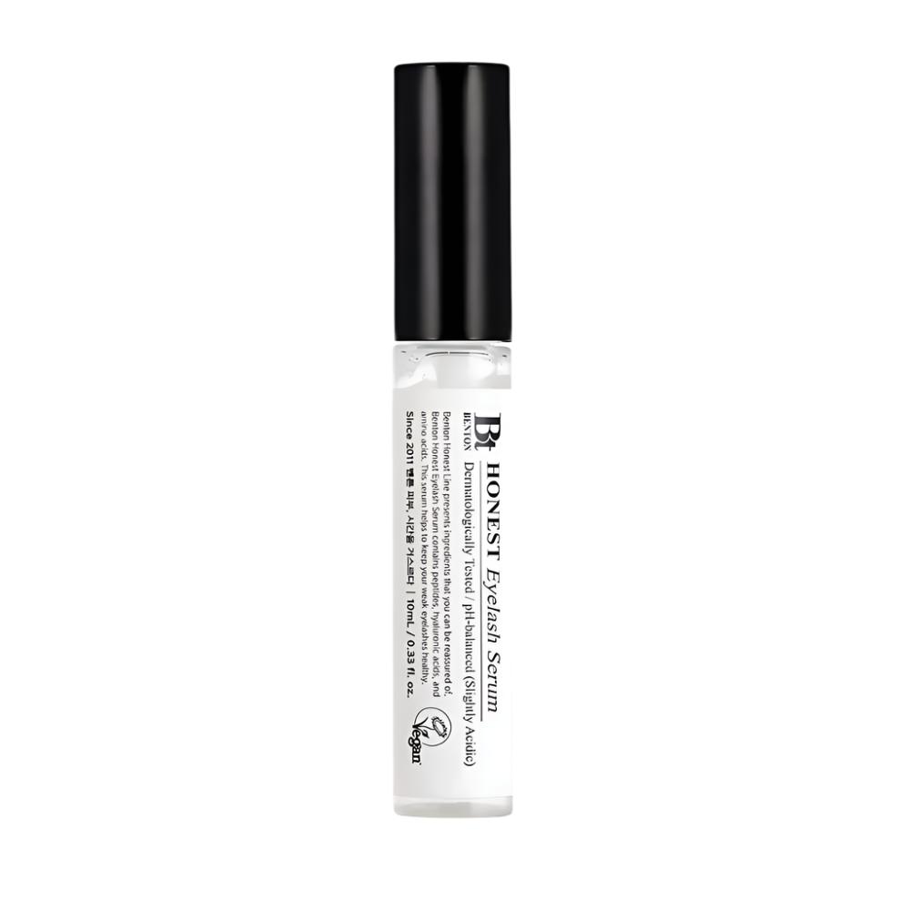 The BENTON Honest Eyelash Serum 10ml is a targeted treatment designed to improve the health and appearance of your eyelashes. 