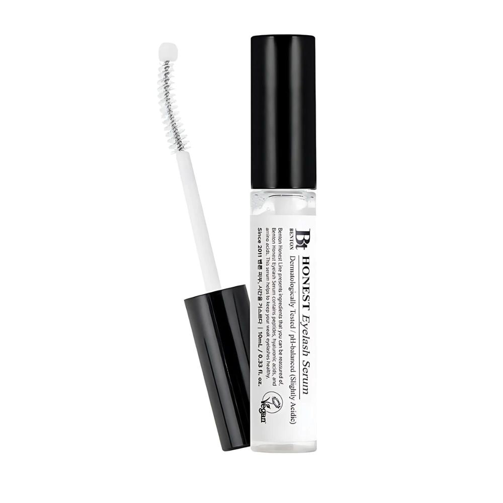 This serum is formulated with a blend of nourishing ingredients such as peptides, biotin, and botanical extracts to strengthen and condition lashes, promoting their growth and resilience. 